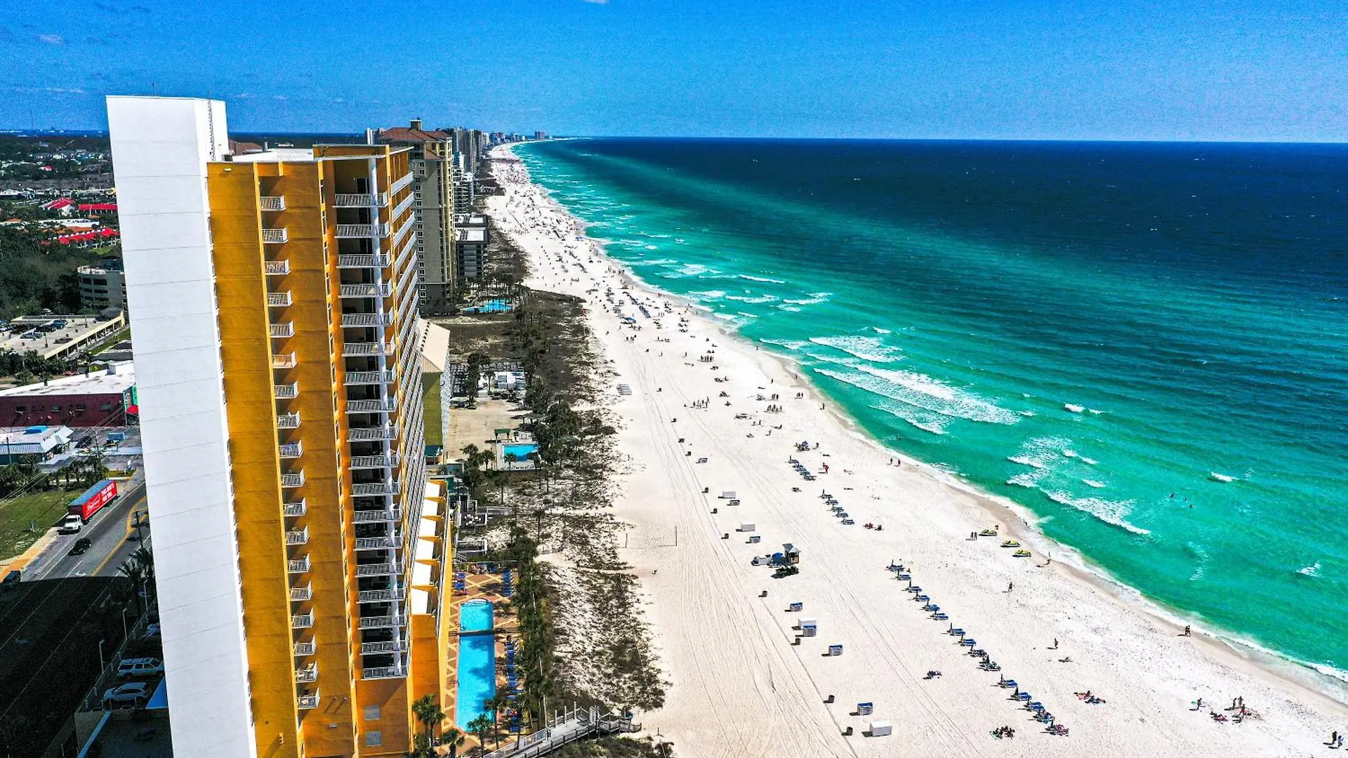 Beach Front Close To Attractions Condo- Zenwave Retreat Panama City Beach
